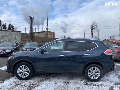 Nissan Rogue 2015 синий - фото 8