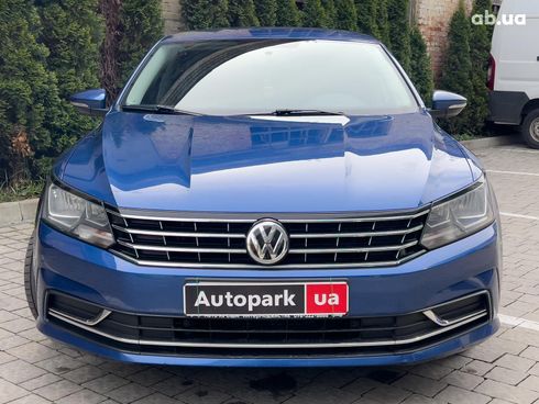 Volkswagen passat b8 2017 синий - фото 2