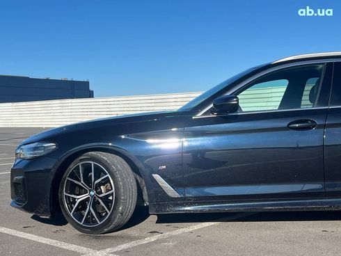 BMW 5 серия 2020 синий - фото 3
