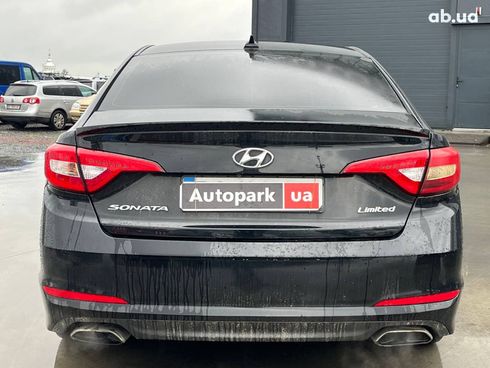 Hyundai Sonata 2015 черный - фото 5