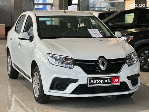 Renault Logan 2019 белый - фото 3