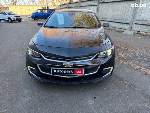 Chevrolet Malibu 2016 черный - фото 2