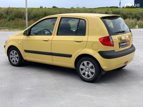 Hyundai Getz 2008 желтый - фото 10