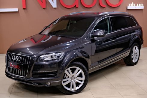 Audi Q7 2013 серый - фото 2