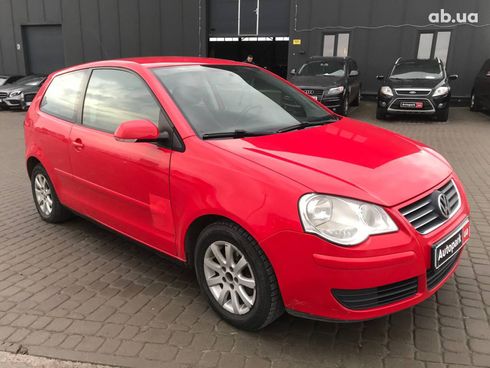 Volkswagen Polo 2005 красный - фото 11