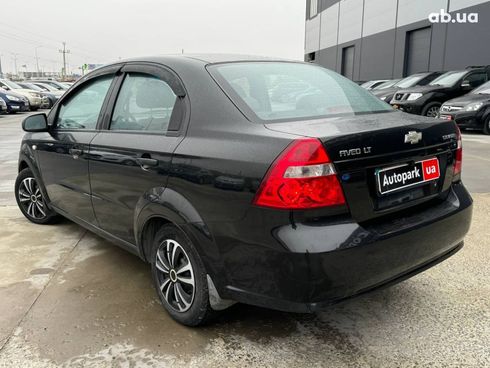 Chevrolet Aveo 2008 черный - фото 7