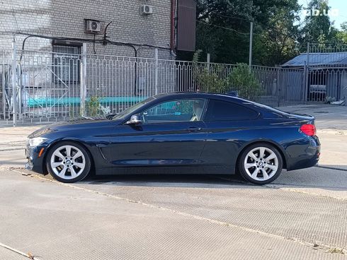 BMW 4 серия 2015 синий - фото 4