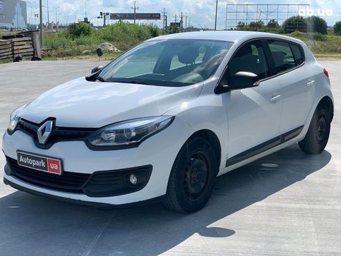 Renault Megane 2014 белый - фото 6