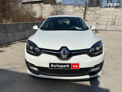 Renault Megane 2015 белый - фото 8