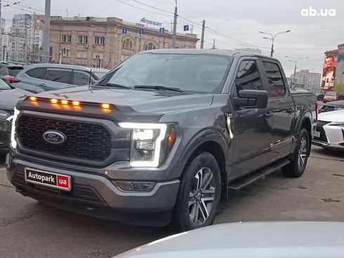Ford f-150 2021 серый - фото 3