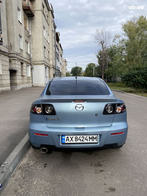 Mazda 3 2006 синий - фото 8