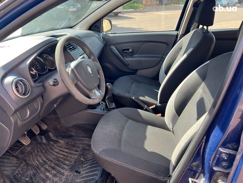 Renault Logan 2015 синий - фото 21