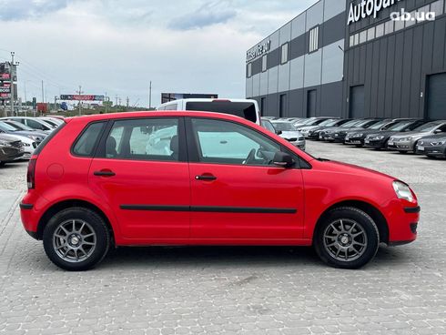 Volkswagen Polo 2008 красный - фото 10