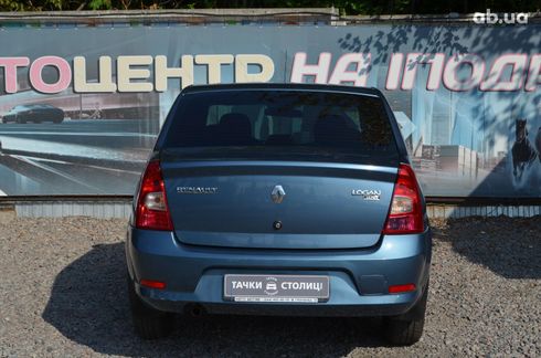 Renault Logan 2010 синий - фото 8
