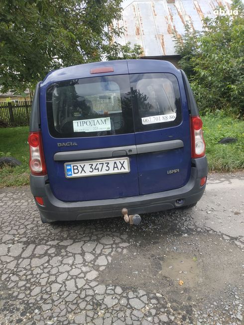 Dacia Logan 2008 синий - фото 4