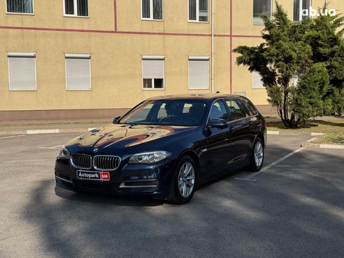 BMW 5 серия 2017 синий - фото 2