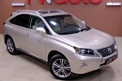 Lexus RX 2014 бежевый - фото 4