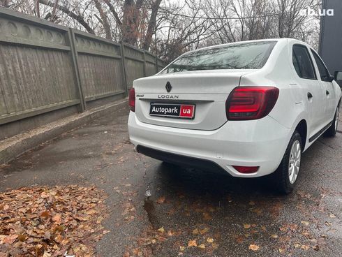 Renault Logan 2019 белый - фото 6