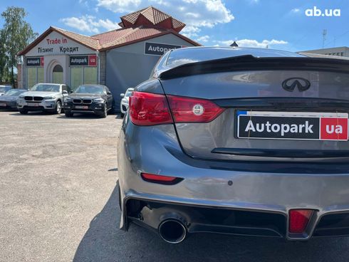 Infiniti Q50 2015 серый - фото 14