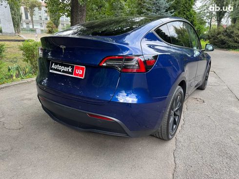 Tesla Model Y 2021 синий - фото 7