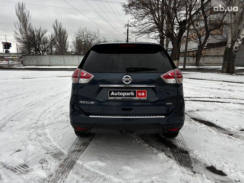 Nissan Rogue 2016 синий - фото 4