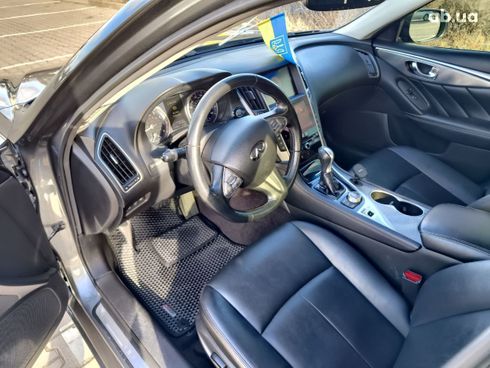 Infiniti Q50 2017 серый - фото 9