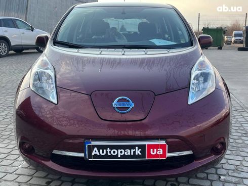 Nissan Leaf 2017 красный - фото 3