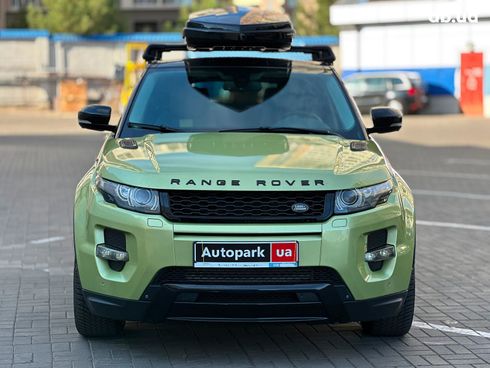 Land Rover Range Rover Evoque 2012 зеленый - фото 2