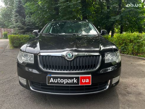 Skoda Superb 2013 черный - фото 2