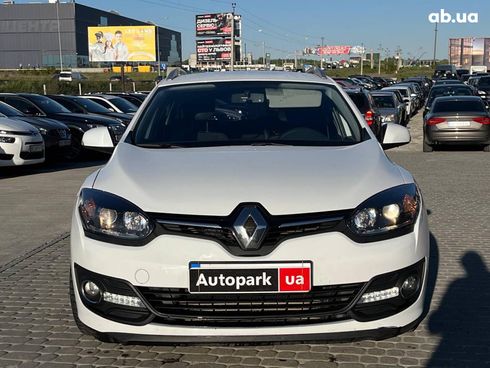 Renault Megane 2016 белый - фото 2
