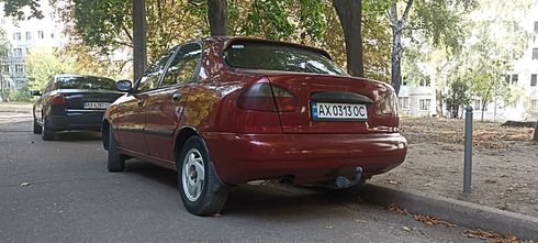 Daewoo Lanos 2005 вишневый - фото 4