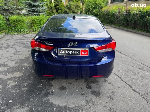 Hyundai Elantra 2013 синий - фото 7
