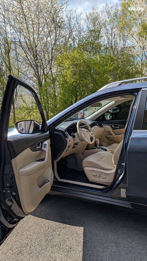 Nissan Rogue 2014 синий - фото 7