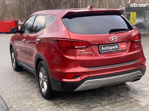 Hyundai Santa Fe 2016 красный - фото 8