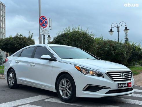 Hyundai Sonata 2017 белый - фото 7