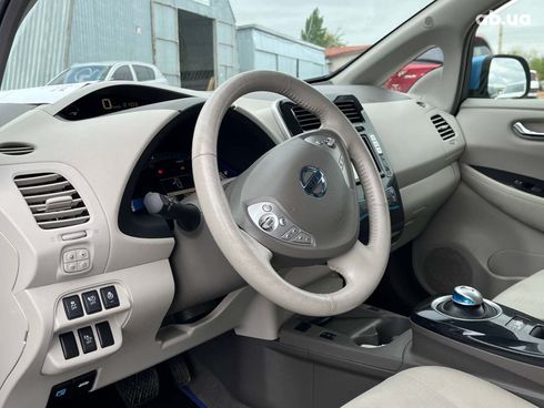 Nissan Leaf 2012 синий - фото 16