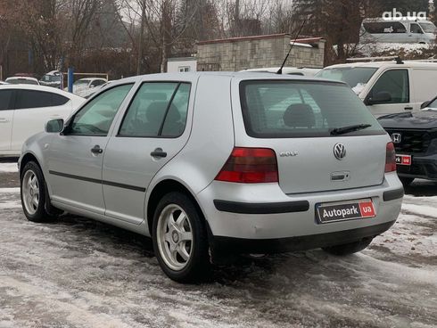 Volkswagen Golf 2001 серый - фото 7