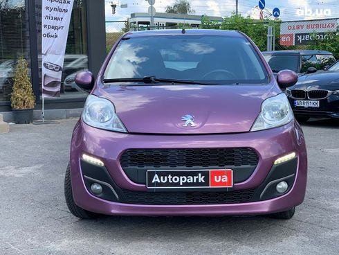 Peugeot 107 2012 фиолетовый - фото 2