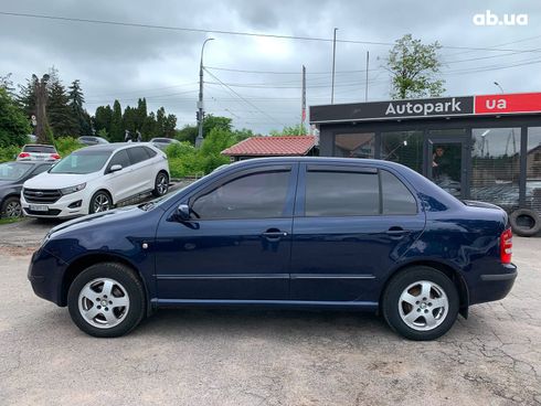 Skoda Fabia 2002 синий - фото 8