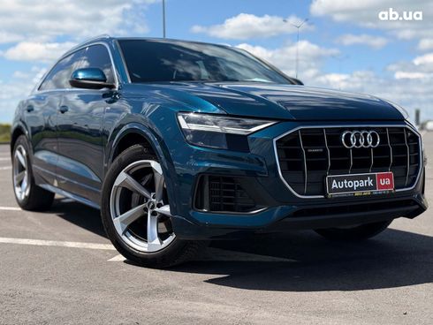Audi Q8 2018 синий - фото 3