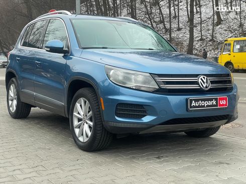 Volkswagen Tiguan 2016 синий - фото 3