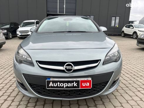 Opel astra j 2015 серый - фото 2