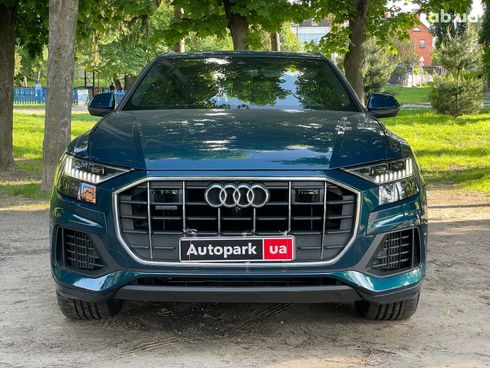 Audi Q8 2021 синий - фото 2
