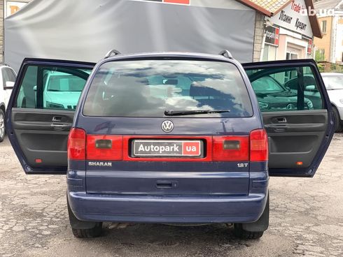 Volkswagen Sharan 2001 синий - фото 14