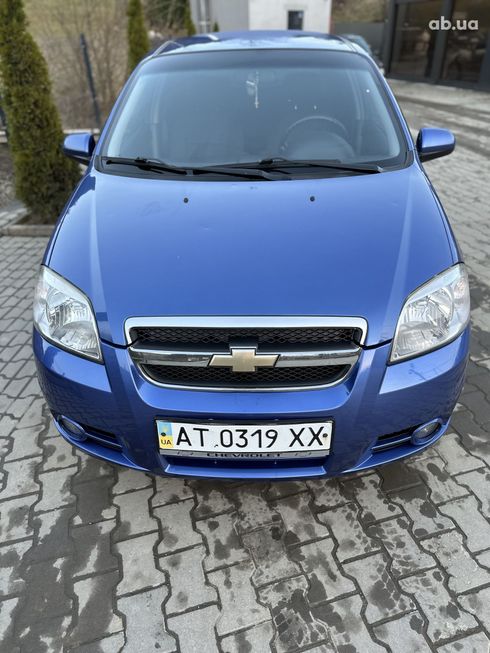 Chevrolet Aveo 2008 синий - фото 3