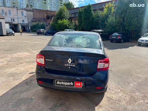 Renault Logan 2015 синий - фото 12