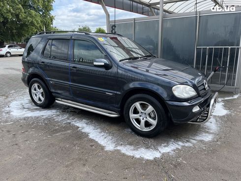 Mercedes-Benz M-Класс 2003 синий - фото 7