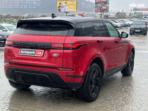 Land Rover Range Rover Evoque 2020 красный - фото 7