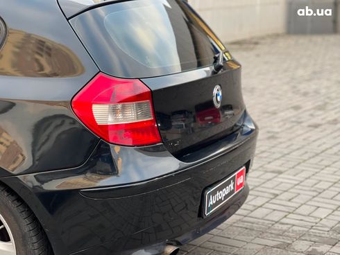 BMW 1 серия 2006 черный - фото 13