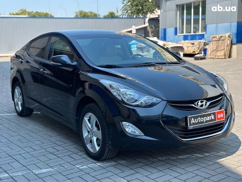 Hyundai Elantra 2012 черный - фото 3